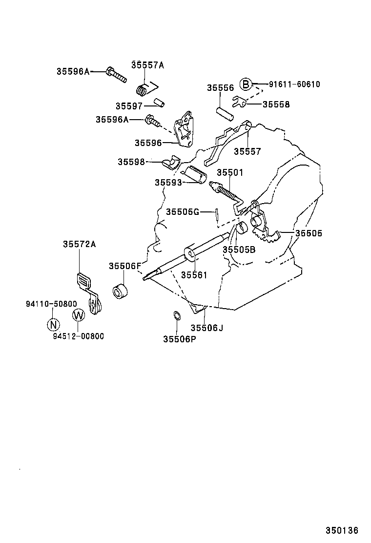 35520-21050 CABLE ASSY, THROTTLE product image