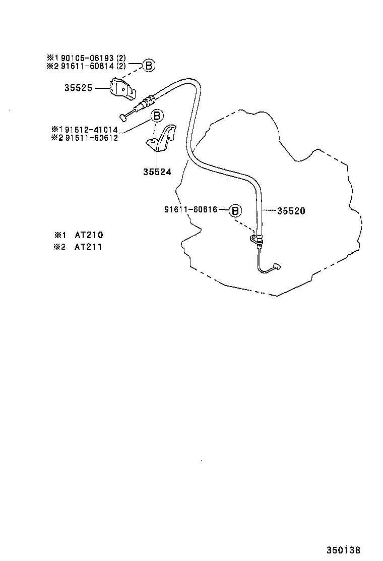 35520-21050 CABLE ASSY, THROTTLE product image