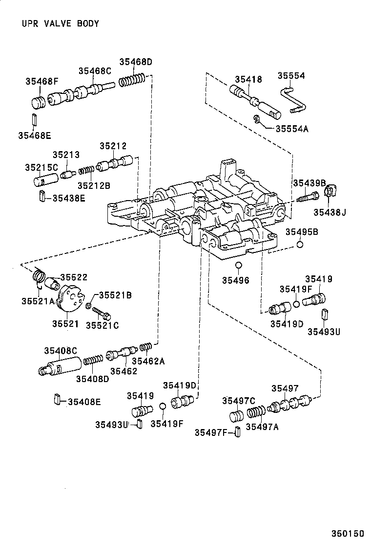 35410-21040 BODY ASSY, TRANSMISSION VALVE product image