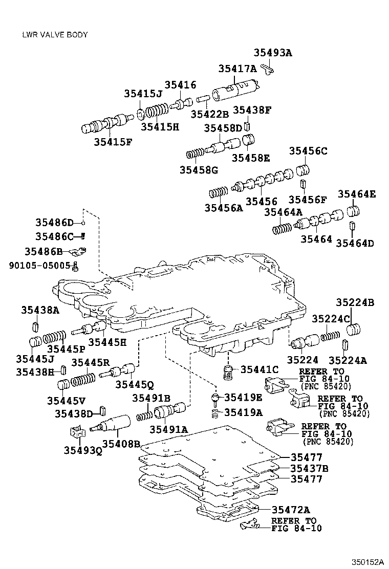 35410-20451 BODY ASSY, TRANSMISSION VALVE product image