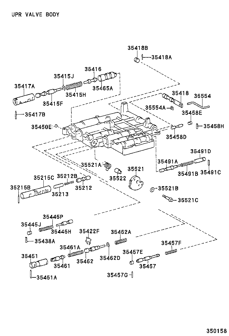 35410-20451 BODY ASSY, TRANSMISSION VALVE product image