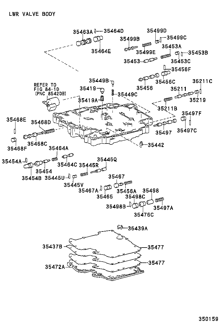 35410-20451 BODY ASSY, TRANSMISSION VALVE product image