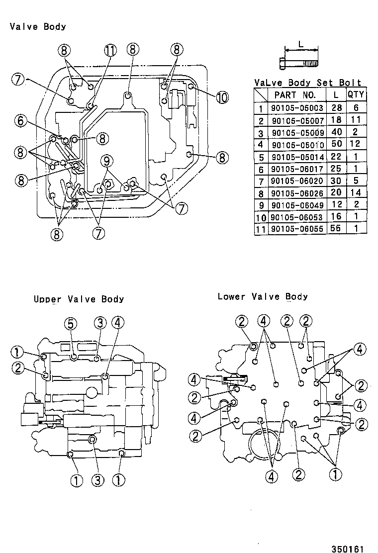 35410-20451 BODY ASSY, TRANSMISSION VALVE product image