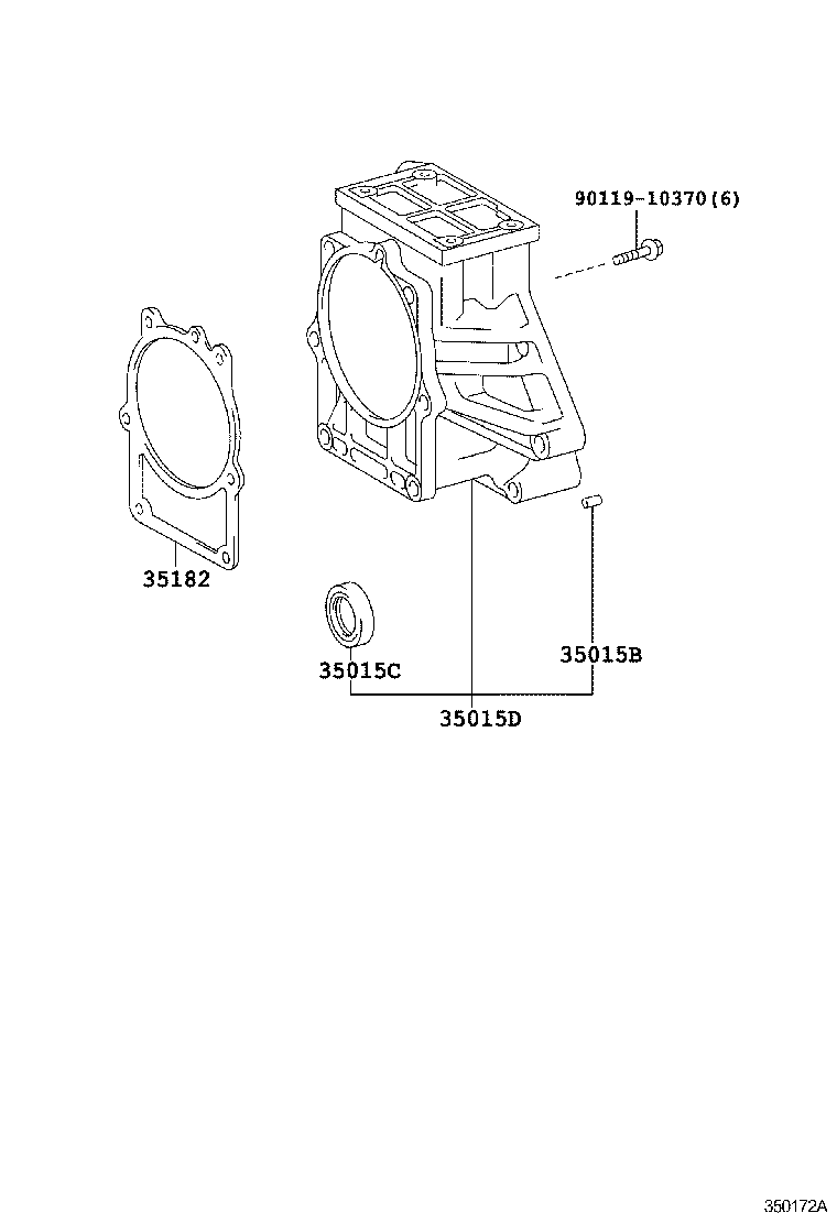 35108-26040 HOUSING SUB-ASSY, EXTENSION (ATM) product image