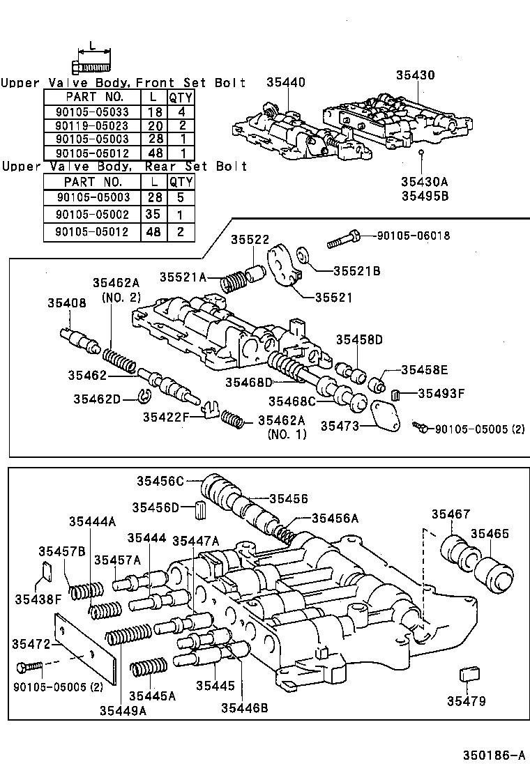 35409-30030 SPRING SUB-ASSY, MANUAL DETENT product image