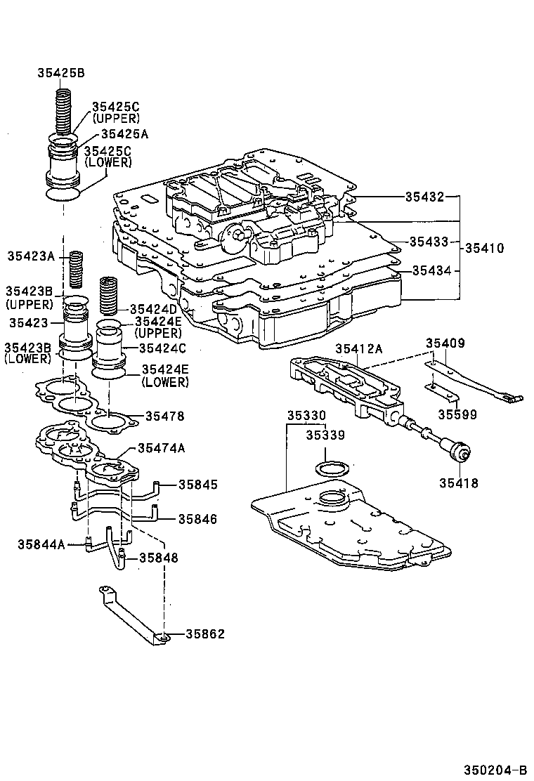 Toyota 35195-12010 CLAMP, TRANSAXLE APPLY TUBE, NO.1