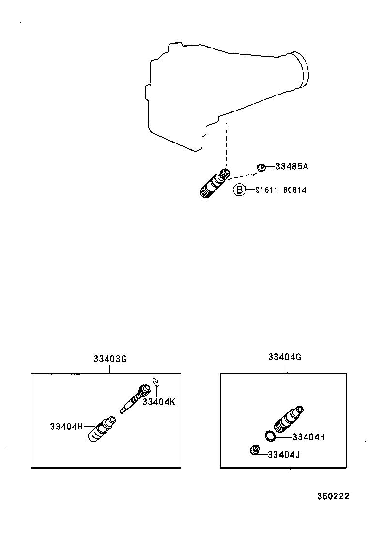 33482-29255 GEAR SUB-ASSY, SPEEDOMETER DRIVEN (ATM) product image