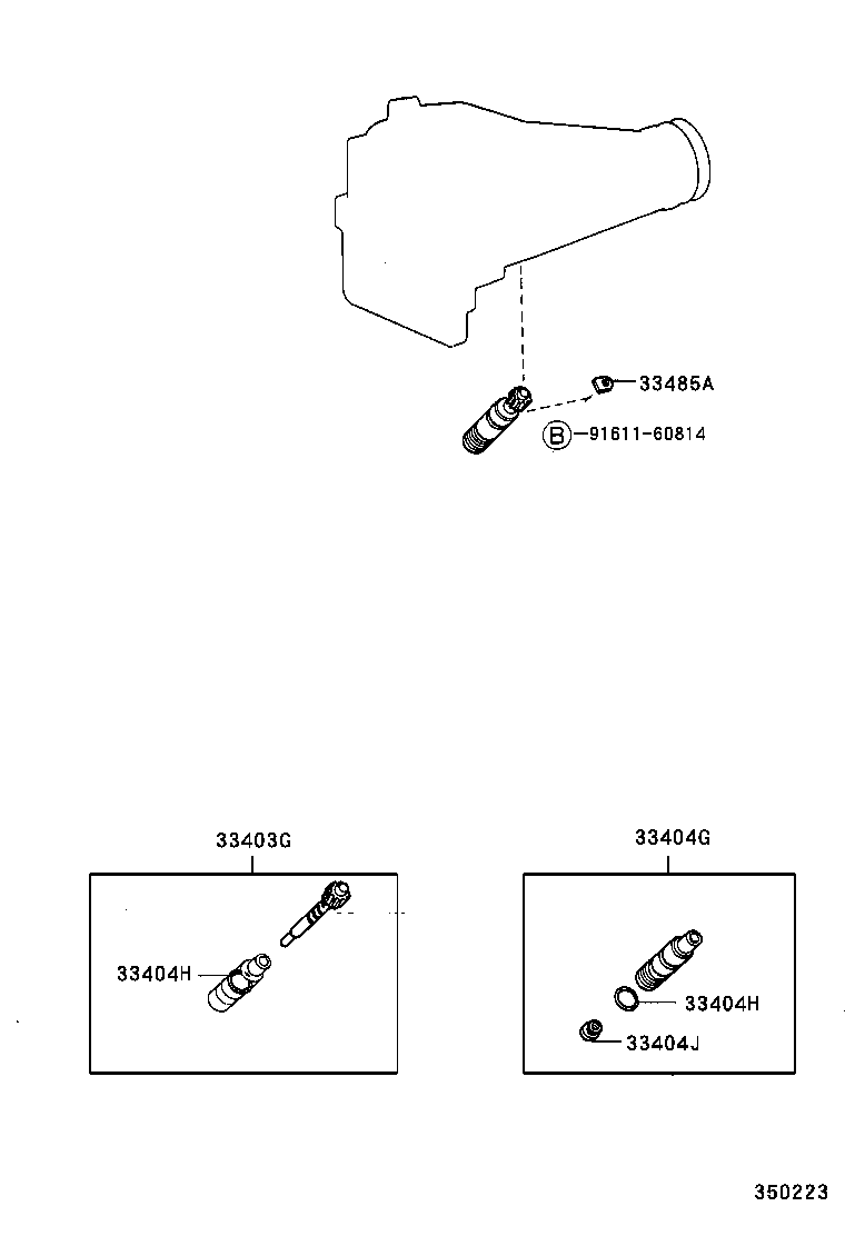 33482-39385 GEAR SUB-ASSY, SPEEDOMETER DRIVEN (ATM) product image