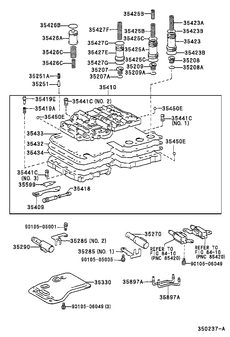 35209-22010 SPRING, COMPRESSION (FOR C-2 ACCUMULATOR PISTON) product image