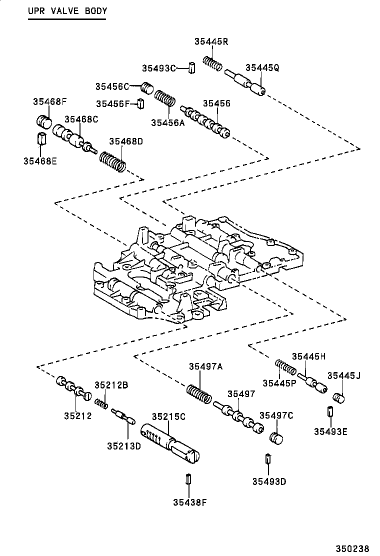 35209-22010 SPRING, COMPRESSION (FOR C-2 ACCUMULATOR PISTON) product image