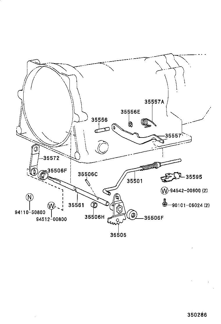 35520-22290 CABLE ASSY, THROTTLE product image