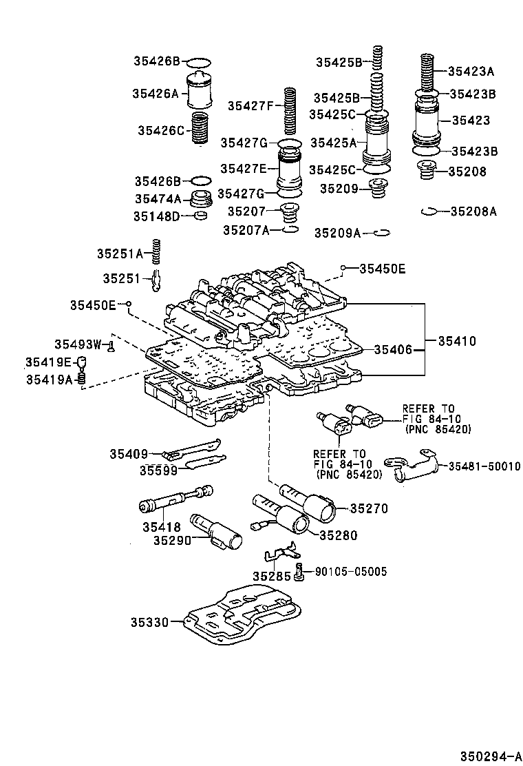 35209-22010 SPRING, COMPRESSION (FOR C-2 ACCUMULATOR PISTON) product image