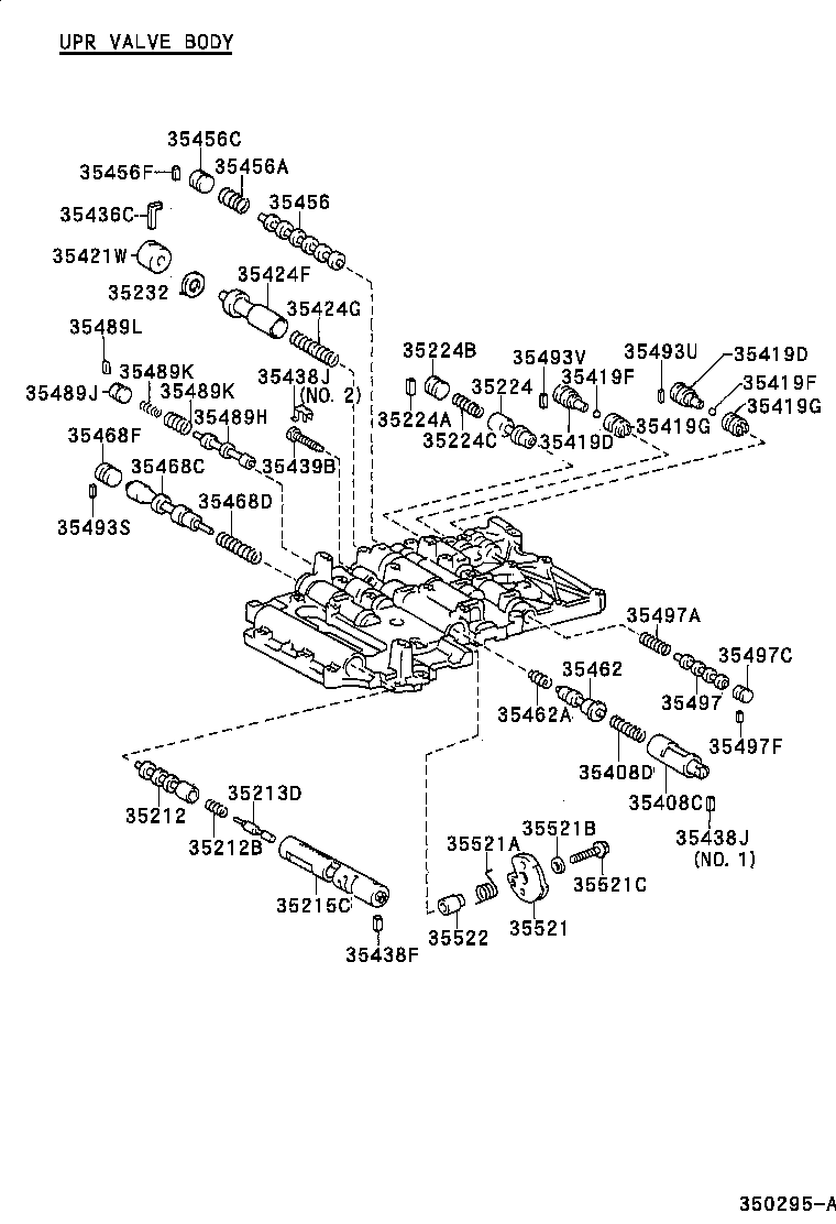 35209-22010 SPRING, COMPRESSION (FOR C-2 ACCUMULATOR PISTON) product image