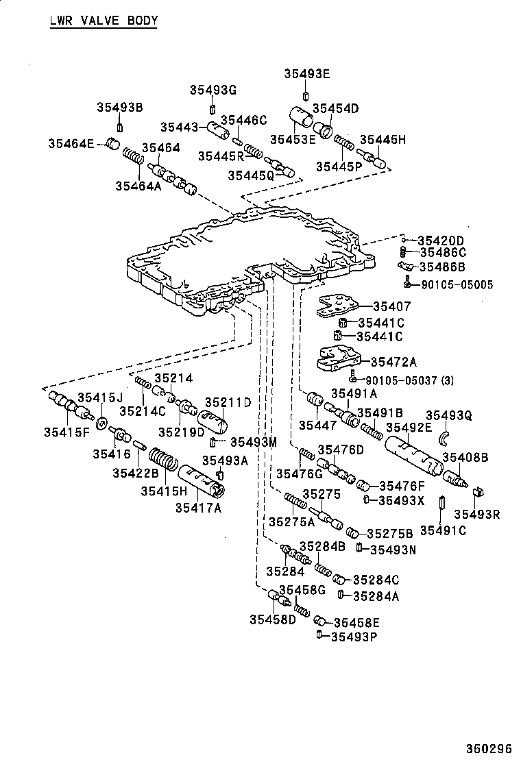 35209-22010 SPRING, COMPRESSION (FOR C-2 ACCUMULATOR PISTON) product image