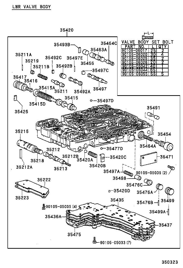 90501-28025 SPRING, COMPRESSION (FOR B-2 ACCUMULATOR PISTON) product image