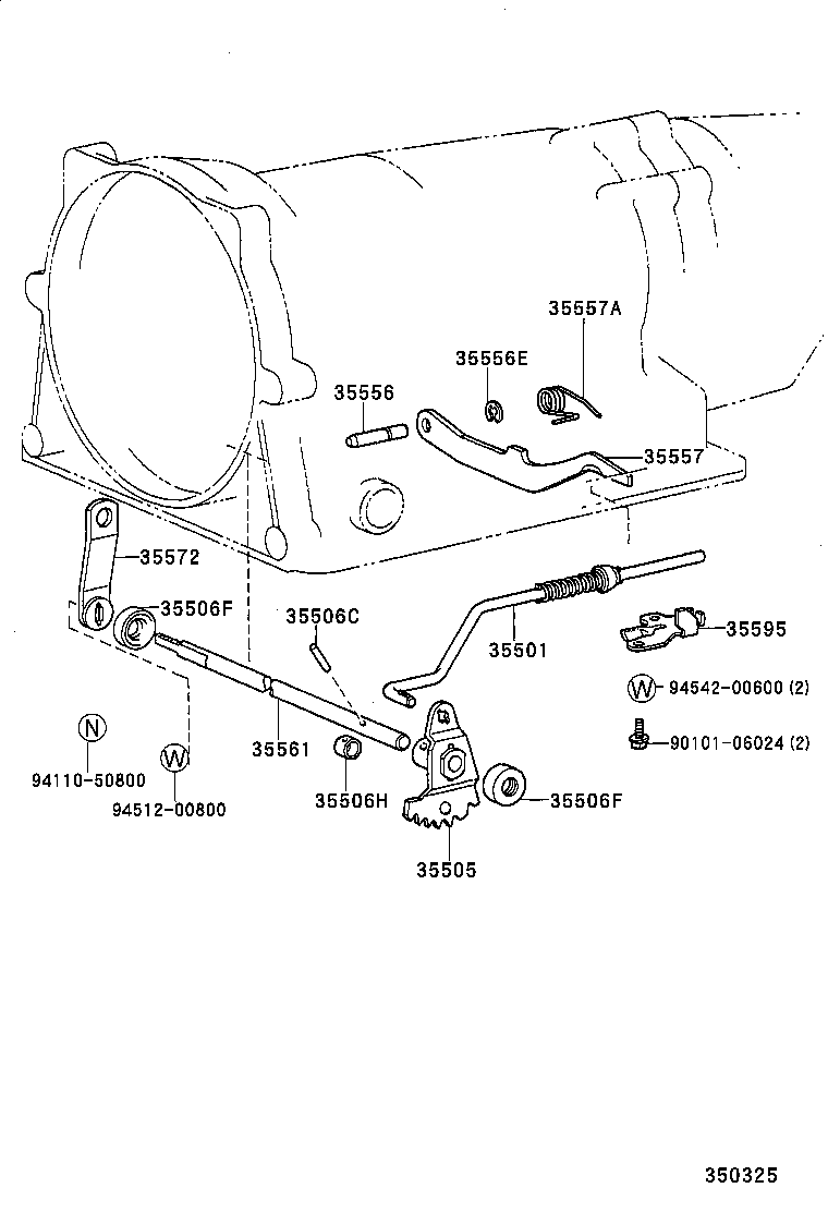 35520-38020 CABLE ASSY, THROTTLE product image