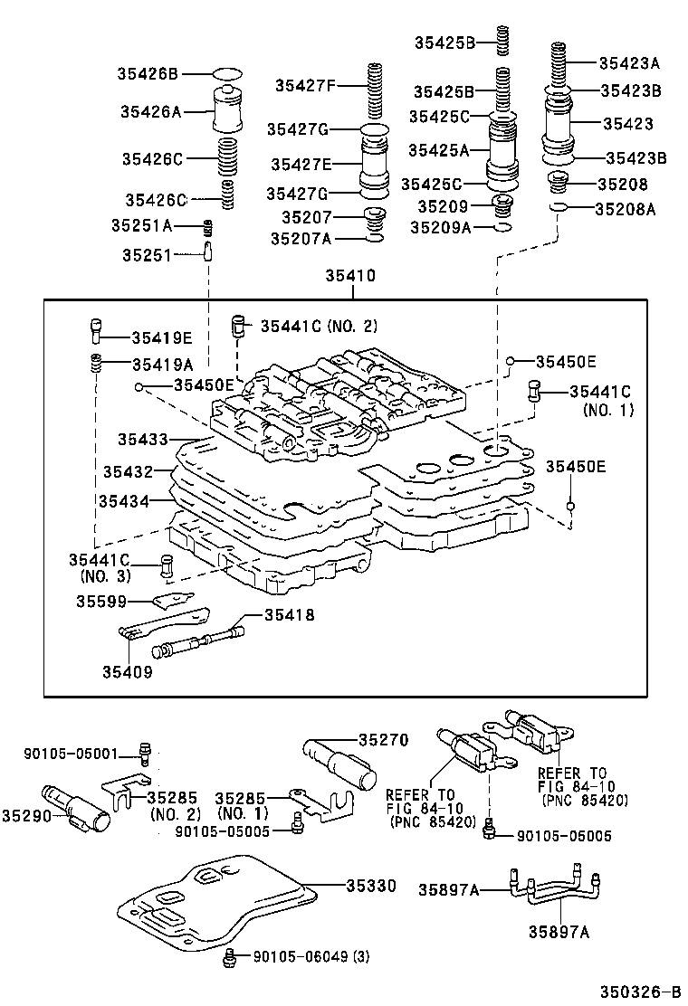 35209-22010 SPRING, COMPRESSION (FOR C-2 ACCUMULATOR PISTON) product image