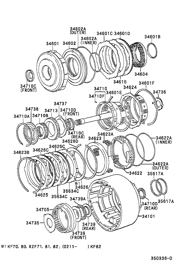 34101-38010 CASE SUB-ASSY, OVERDRIVE product image