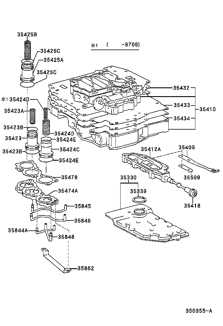 35432-12240 PLATE, VALVE BODY, NO.1 product image