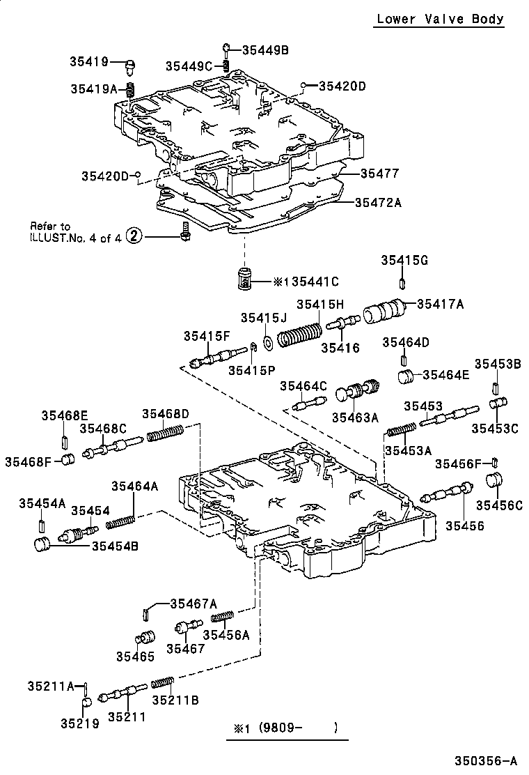 35432-12240 PLATE, VALVE BODY, NO.1 product image