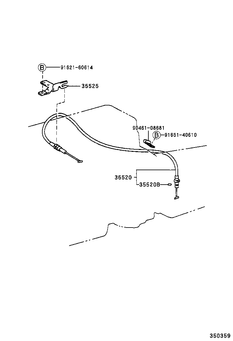 35520-38020 CABLE ASSY, THROTTLE product image