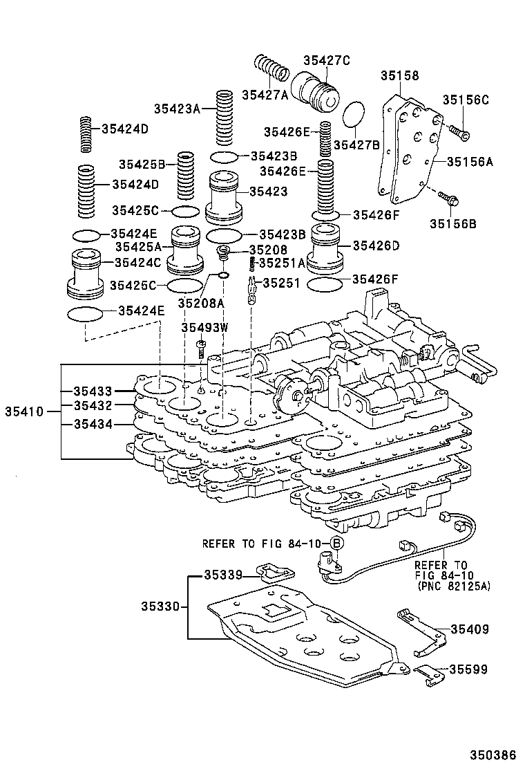 35410-12461 BODY ASSY, TRANSMISSION VALVE product image