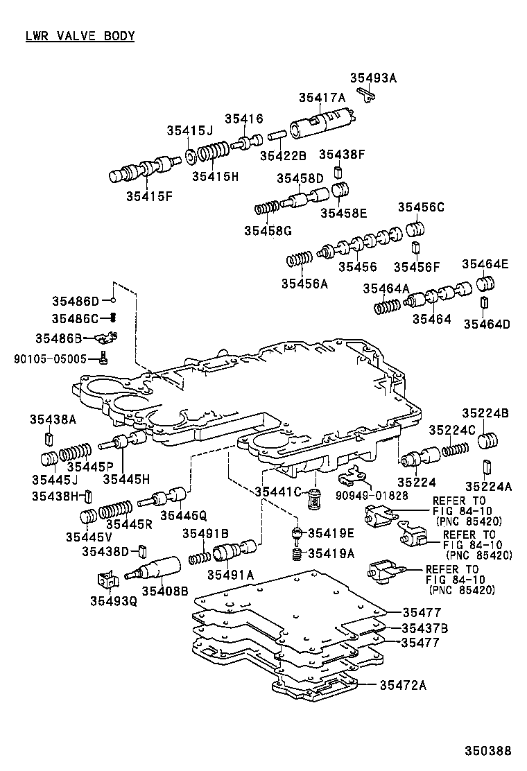 35410-12461 BODY ASSY, TRANSMISSION VALVE product image
