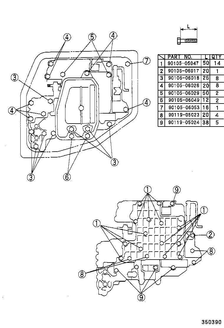 35410-12461 BODY ASSY, TRANSMISSION VALVE product image