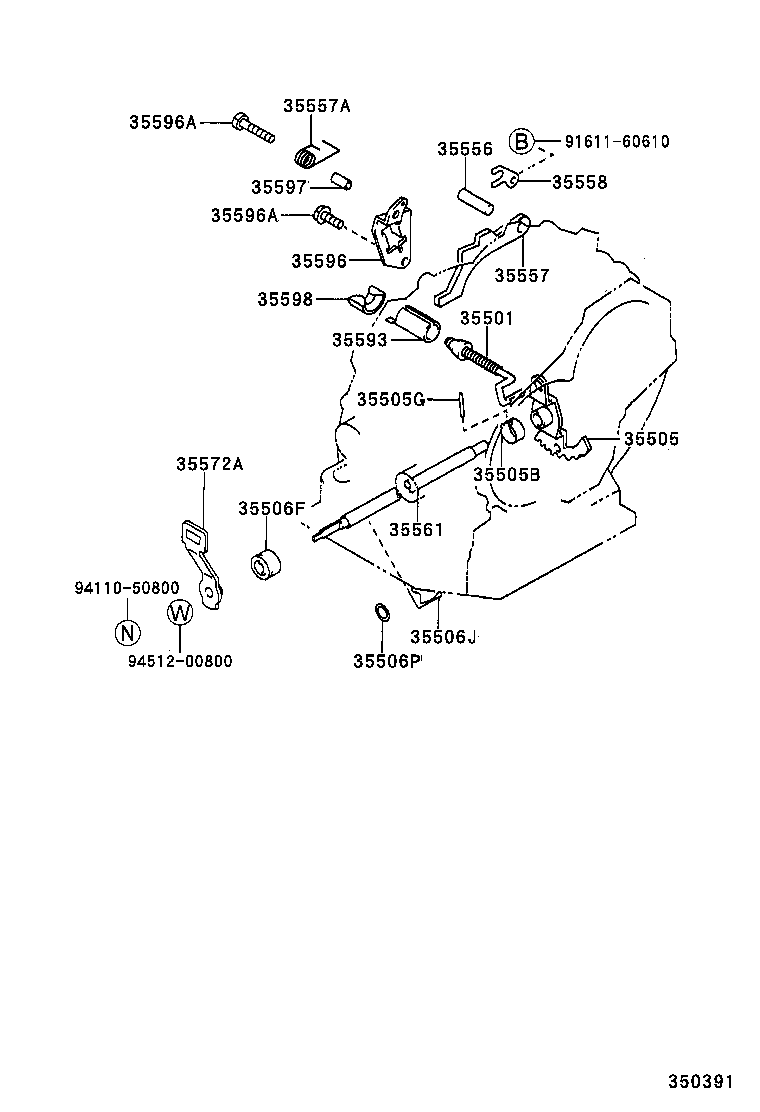 35520-12430 CABLE ASSY, THROTTLE product image