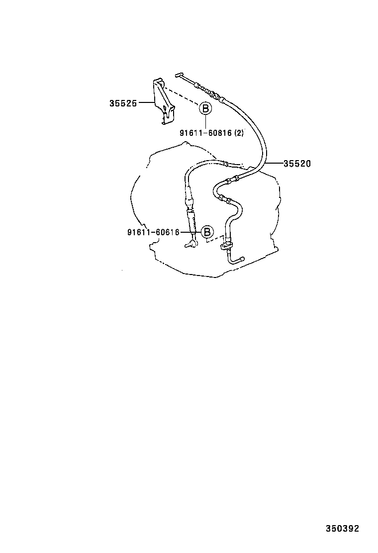 35520-12430 CABLE ASSY, THROTTLE product image