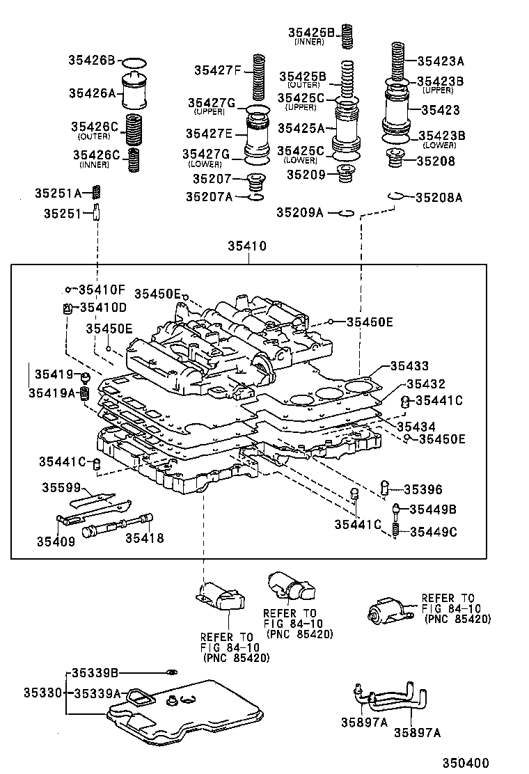 35432-26220 PLATE, VALVE BODY, NO.1 product image