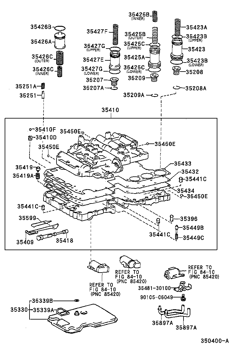 35410-26580 BODY ASSY, TRANSMISSION VALVE product image