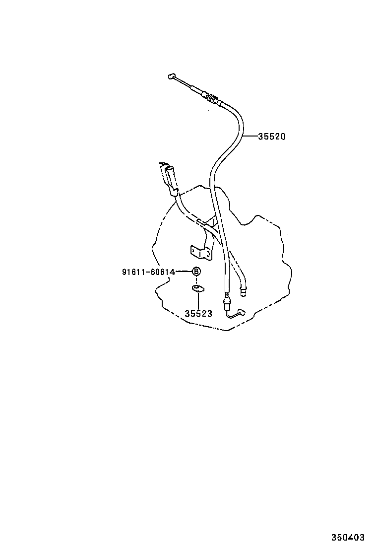 35501-12020 ROD SUB-ASSY, PARKING LOCK product image