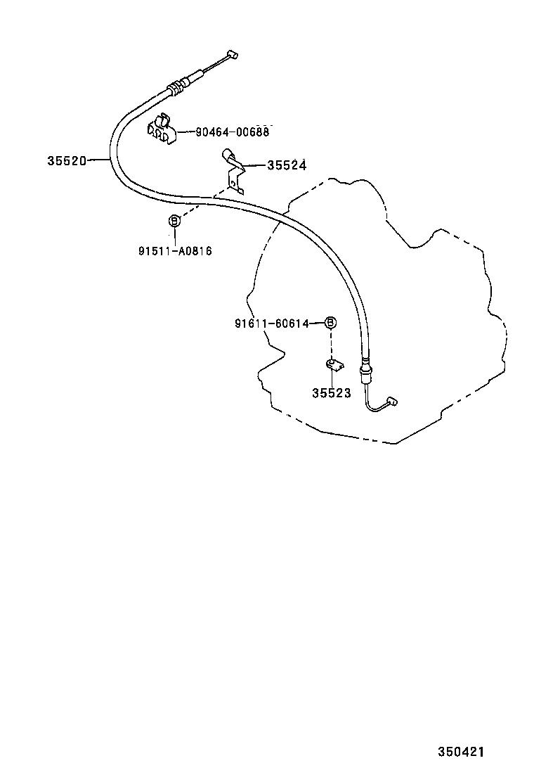 35520-12410 CABLE ASSY, THROTTLE product image