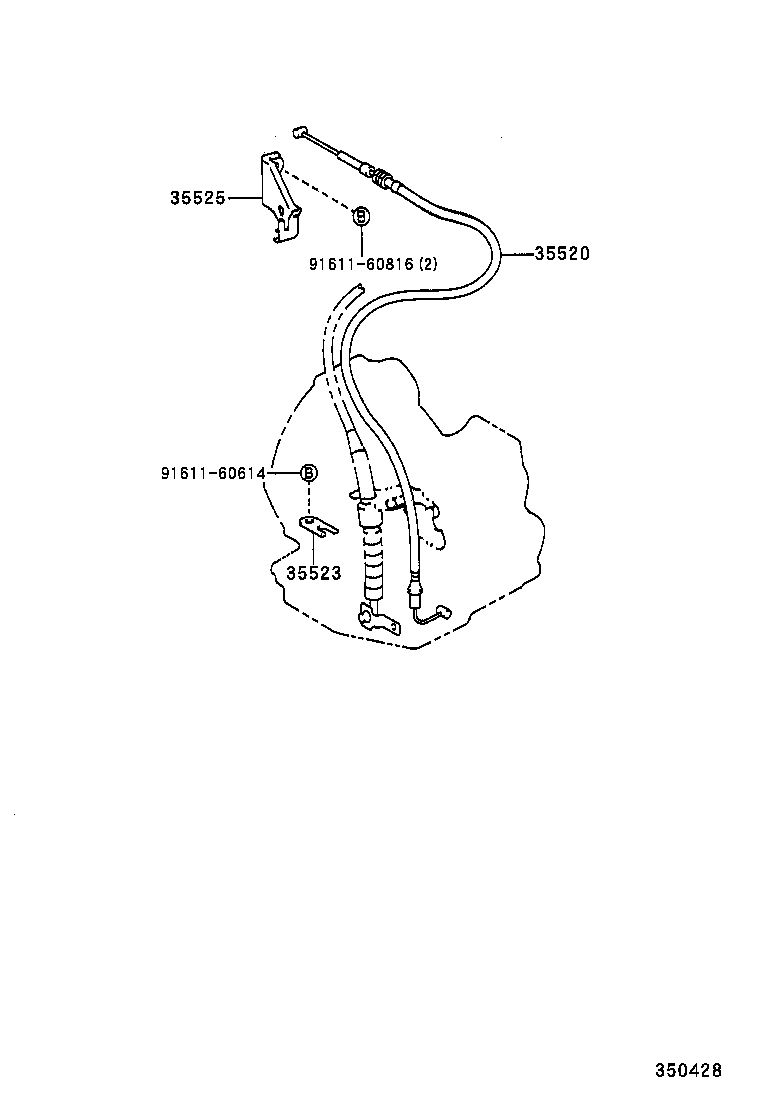 35520-12410 CABLE ASSY, THROTTLE product image
