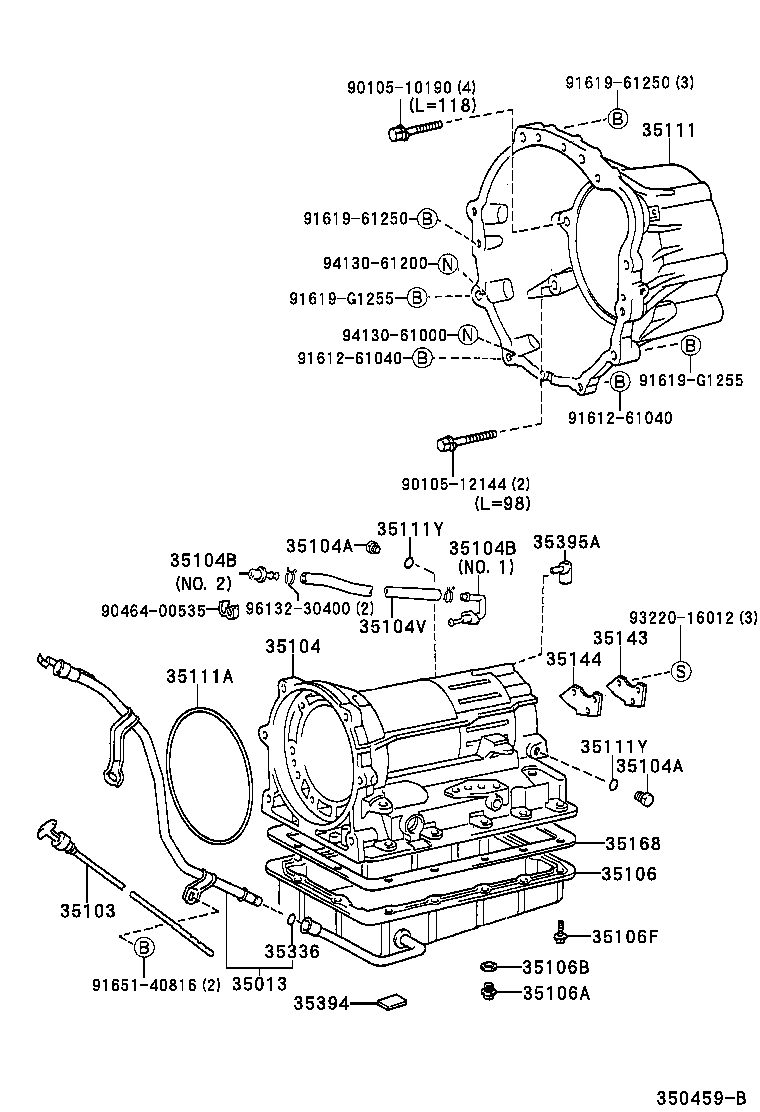 35103-26160 GAGE SUB-ASSY, TRANSMISSION OIL LEVEL product image