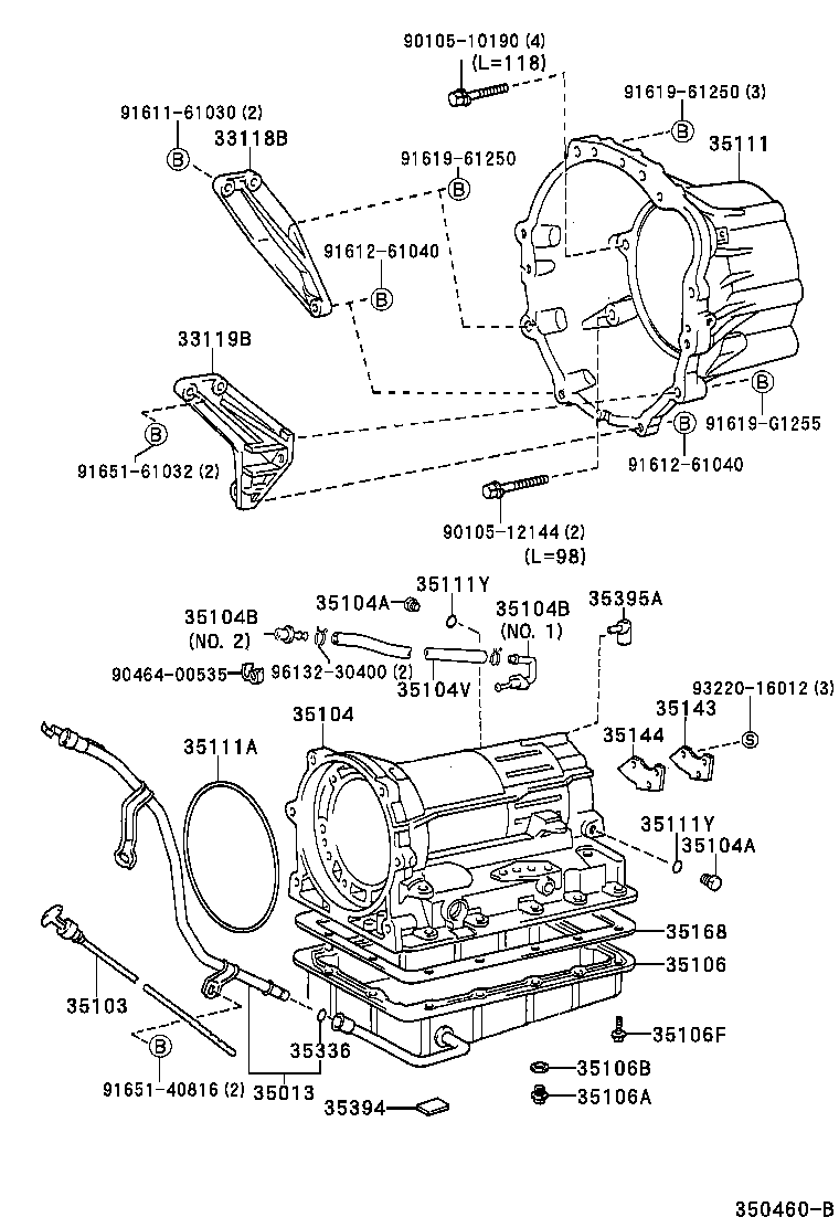 35103-26160 GAGE SUB-ASSY, TRANSMISSION OIL LEVEL product image