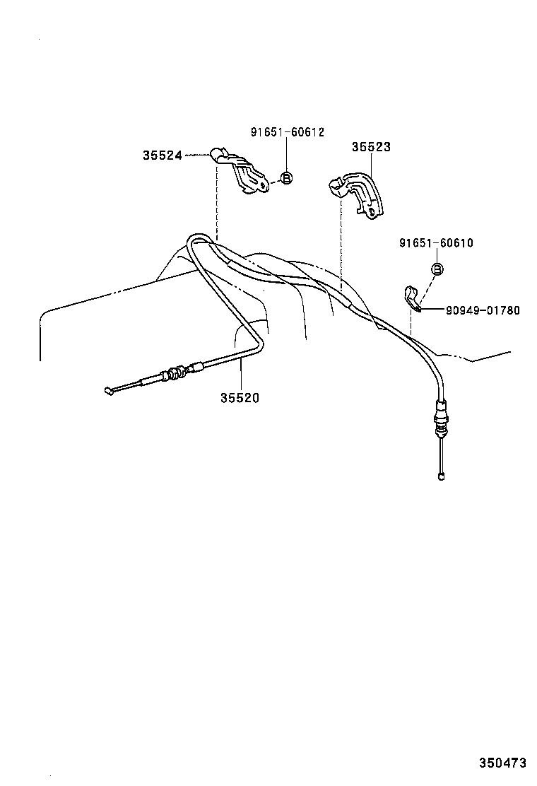 35573-26070 LEVER, TRANSMISSION CONTROL SHAFT, LH product image