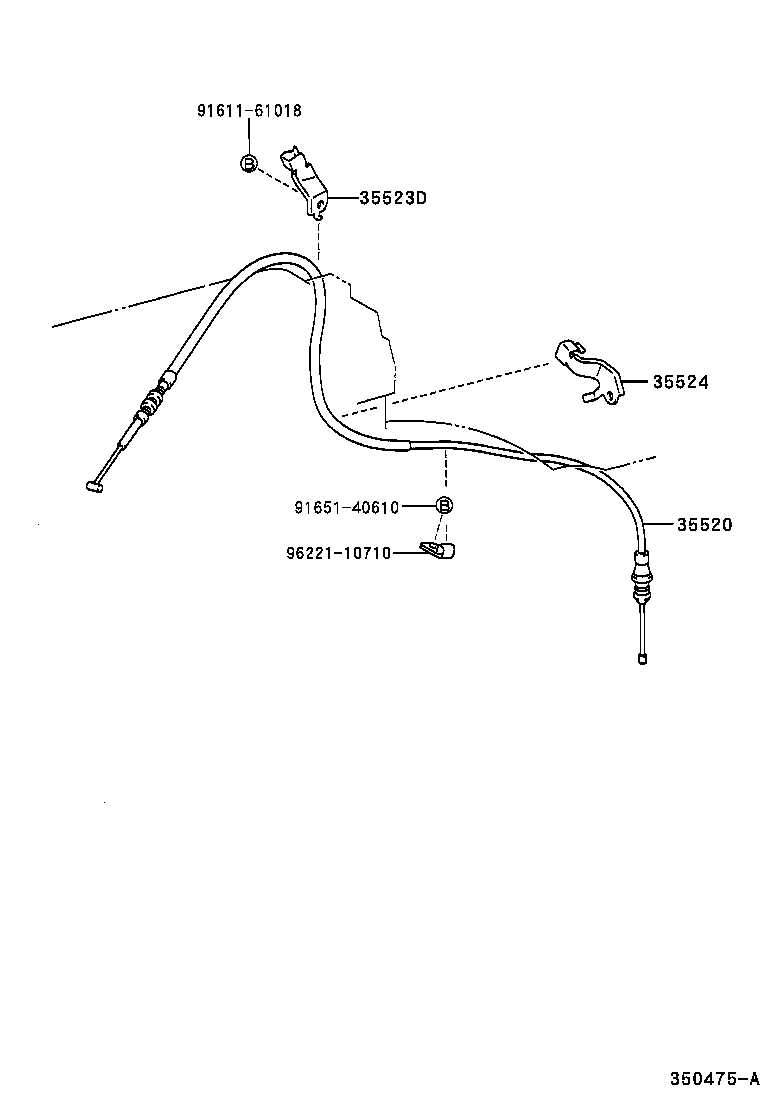 35573-26070 LEVER, TRANSMISSION CONTROL SHAFT, LH product image