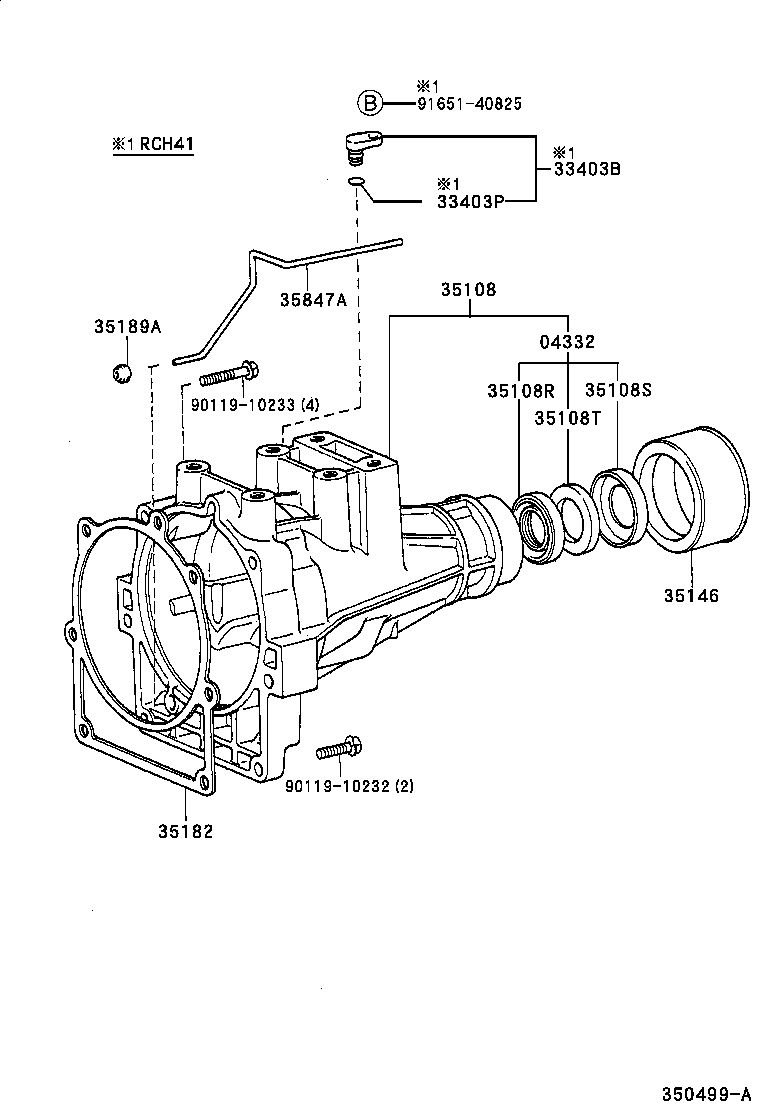 35015-26030 ADAPTER SUB-ASSY, TRANSMISSION CASE product image
