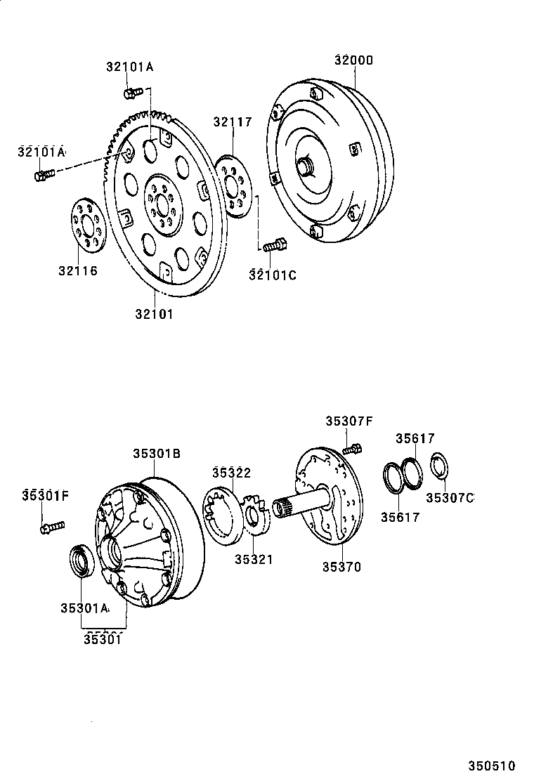 32000-40091 CONVERTER ASSY, TORQUE product image