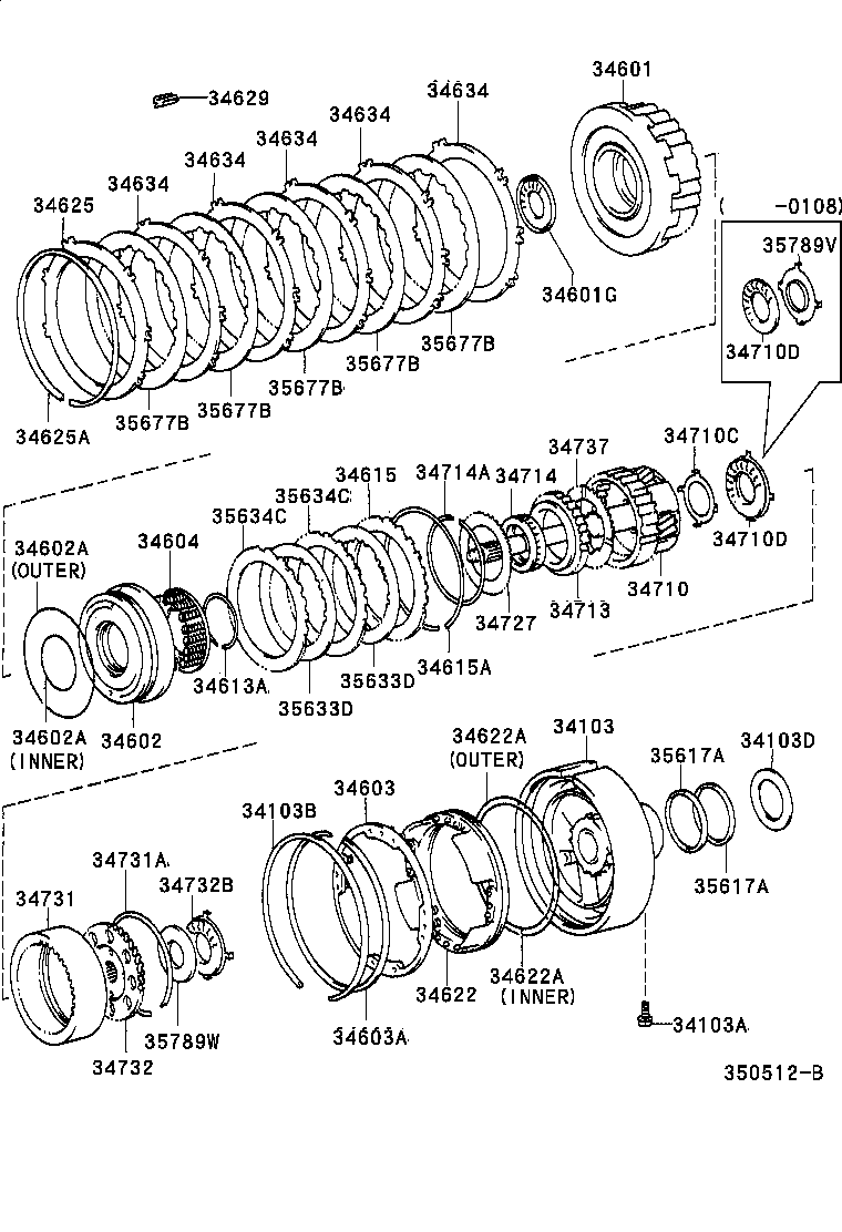 34710-40021 GEAR ASSY, OVERDRIVE PLANETARY product image