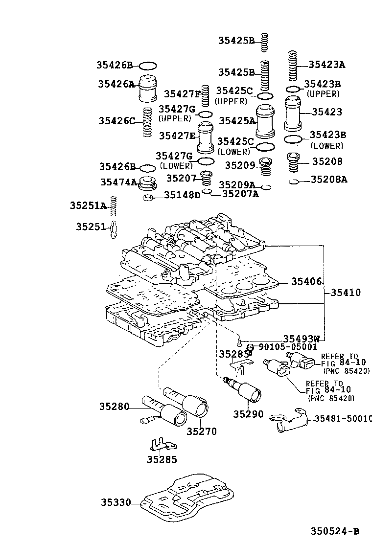 90501-28027 SPRING, COMPRESSION (FOR C-2 ACCUMULATOR PISTON) product image