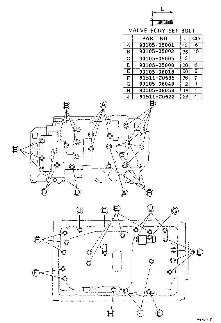 90501-28027 SPRING, COMPRESSION (FOR C-2 ACCUMULATOR PISTON) product image