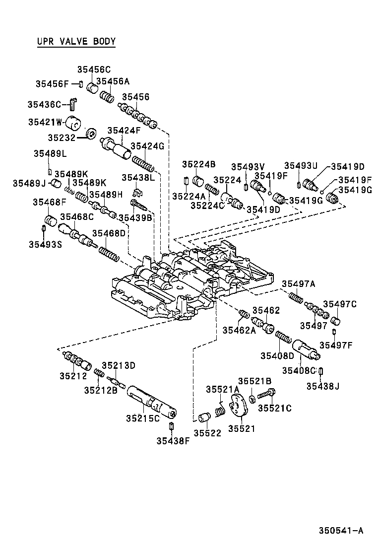 90501-22033 SPRING, COMPRESSION (FOR B-2 ACCUMULATOR PISTON) product image