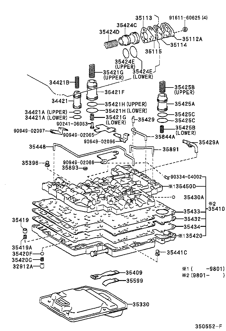 90501-34009 SPRING, COMPRESSION (FOR C-2 ACCUMULATOR PISTON) product image