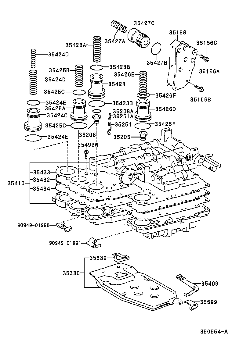 35410-44010 BODY ASSY, TRANSMISSION VALVE product image