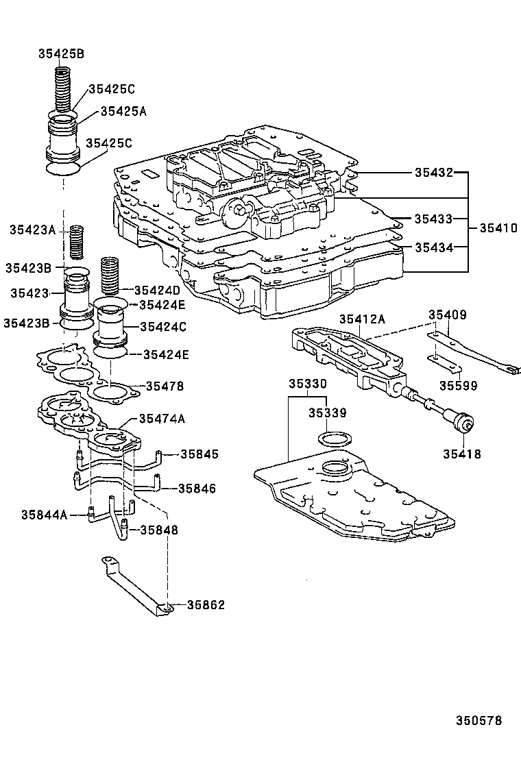 35285-12010 PLATE, SOLENOID LOCK product image