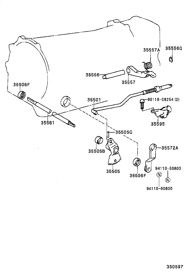 35520-60080 CABLE ASSY, THROTTLE product image