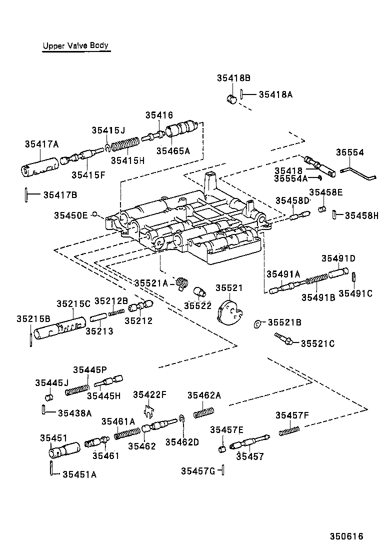35410-46010 BODY ASSY, TRANSMISSION VALVE product image